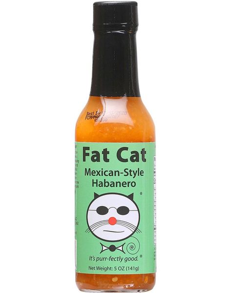 Fat Cat Mexican Style Habanero - Sterk Habanero Chilisaus 148 ml (USA)