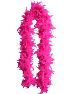Fjærboa / Feather Boa - Rosa og Sølv (183 cm)