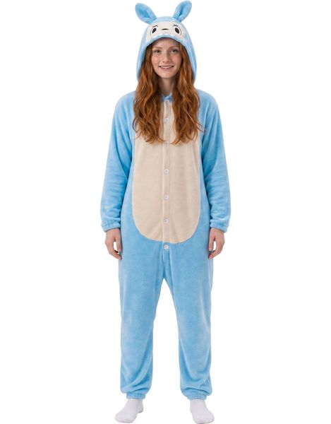 Lulu Monster - Lys Blå Labubu Inspirert Kostyme til Dame - Onesize Large