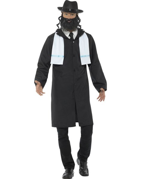 Rabbin Herrdräkt med Hatt