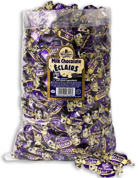 2,5 kg Walkers Milk Chocolate Eclair Toffees - Stor påse