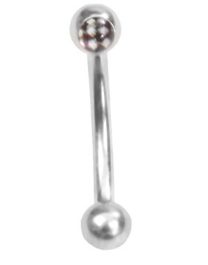 Ögonbrynspiercing med Schackmönster - 1.2 x 8 mm