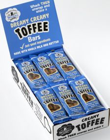 Walkers Dreamy Creamy Toffee Bar - Låda med 24 stk Karamell-Bars