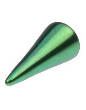 3x7 mm - Grön Spike (Titankula)