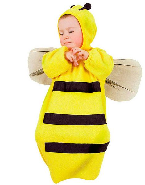 Bzzz Bie Barnkostym - strl 0-9 MND