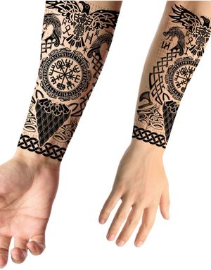 Viking - Midlertidig Tatovering