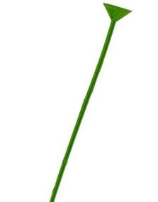 100 St Genanvändbara Ballongpinnar Limegrön - Nedbrytbara