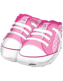 Rosa Babysko - Folieballong 46 cm