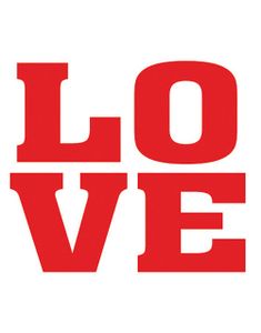 LOVE - 2 stk Klistermärken för Sko