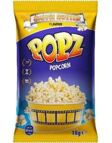 Pose med Popz Popcorn med Smørsmak