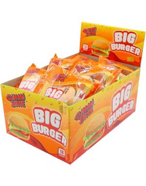 18 stk Gummi Zone Stor Vingummi Burger - Hel Eske