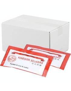 ÄT SNART PRODUKT - 100 st Premium Kinesisk Sojasås Portionspaket 1 kg (Kina)