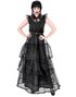 Dark Girl - Wednesday Inspirert Kostyme til Dame - X-Small