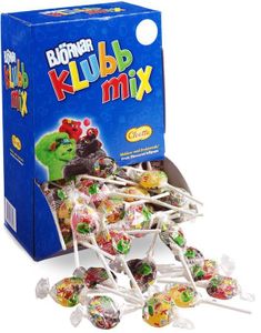 180 st Björnar Klubb Mix - Kärlekar med Fruktsmak - Hel Automatisk Låda 2 kg