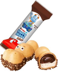 ÄT SNART PRODUKT - 1 st Kinder Happy Hippo Cocoa Kex 21 gram