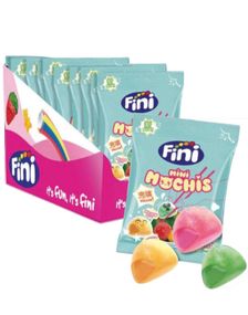 10 stk Fini Mini Mochis - Mochi med Fruktsmaker - Hel Eske (Japan)
