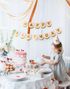Happy Birthday Banner 13x150 cm - Flowers & Horses Party
