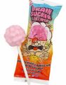 ÄT SNART PRODUKT - Zed Brain Sucker Stor Lollipop med Surt Pulver och Tuggummi - 64 gram