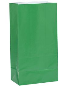 12 st Gröna Godispåsar i Papper