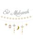 Eid Mubarak Girlander – Elegant Festpynt til Eid-Feiringen 2 Meter
