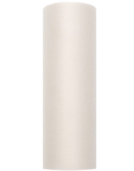 KRÄMFÄRGAD Bordslöpare i Tyll 15 cm x 9 meter