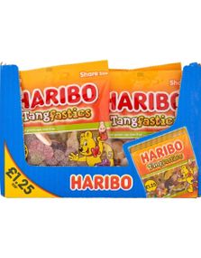 12 stk Haribo Tangfastics av 154 gram - Hel eske 1,84 kg