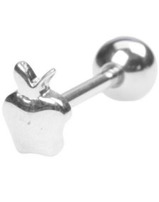 Tungpiercing med Äppelformad Kula