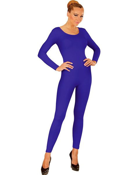 Blå Bodysuit med Långa Ärmar