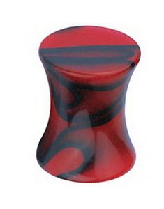 Smoked Stone - Röd Akryl Plugg