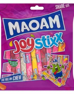 MAOAM Joystixx - Karamellstenger i Forskjellige Smaker 140 gram