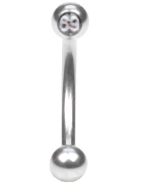 Position 69 - 1,2 x 8 mm Ögonbrynspiercing