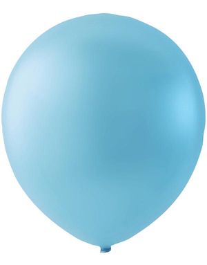 Ljusblå Ballonger 26 cm - 10 stk
