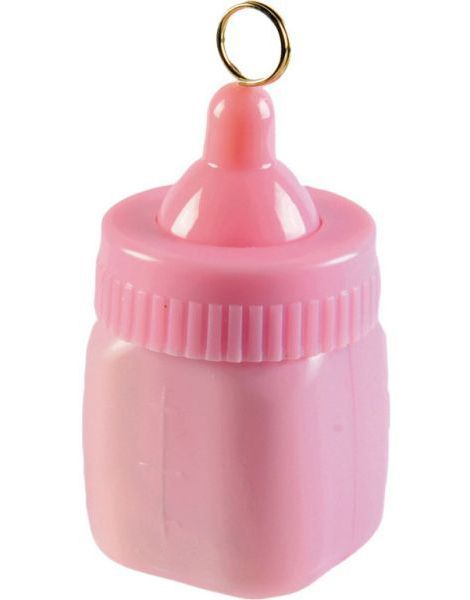 Rosa Tåteflaske Ballongvekt - 75 g