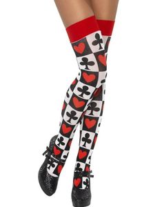 Heart & Clover - Red/White/Black (Strumpor)