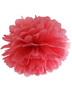 Röd Pom Pom 25 cm