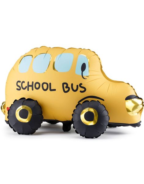 Skolebuss Folieballong 36x66 cm