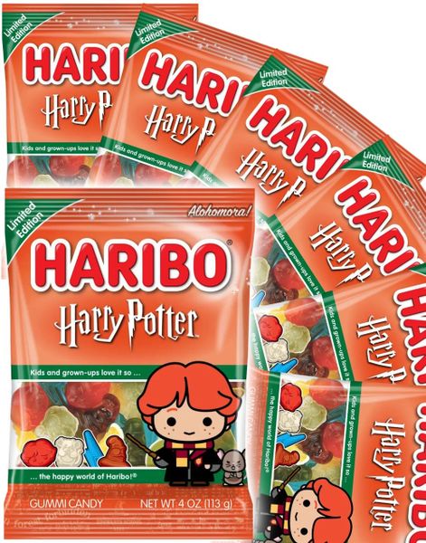 ÄT SNART PRODUKT - 10 st Haribo Harry Potter - Ronny Wiltersen Limited Edition - Hel Låda 1,6 kg