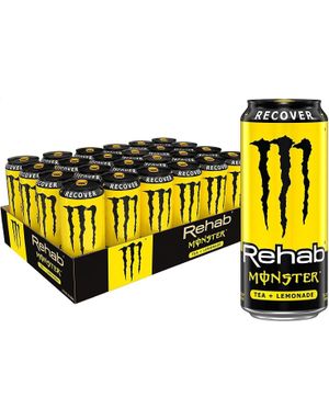 24 stk Monster Energy Rehab Tea + Lemoade - Helt Brett 24x458 ml (USA Import)