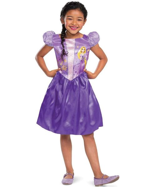 Licensierad Rapunzel-dräkt för barn