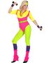80-tals Aerobics Instruktör Dräkt