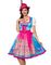 Traditionell Dirndl-Oktoberfestklänning med Förkläde