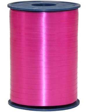 500 meter Rosa Ballongsnöre / Presentband - 5 mm Brett