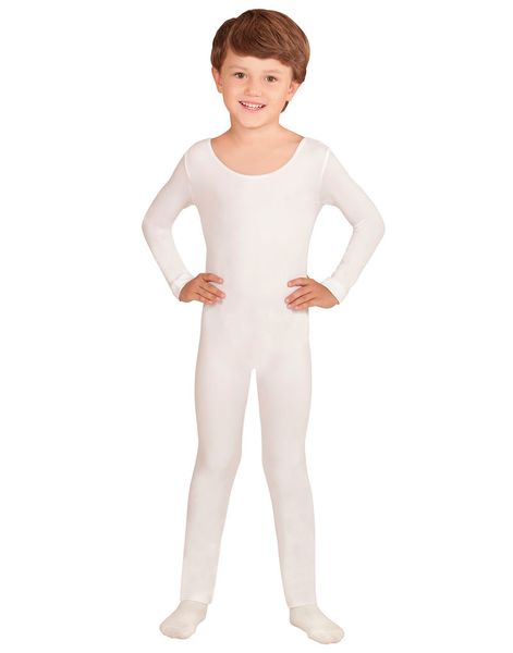 Vit Bodysuit med Långa Ärmar (Barn)