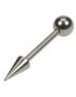 Ögonbrynspiercing med Rund Kula & Long Spike