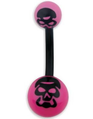 Demon Rosa Navelpiercing