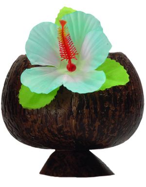Coconut Cup - Hawaiikopp med Blommor