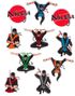 3D Ninja Klistremerker - Ninjafest