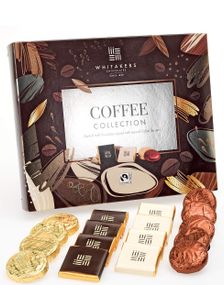 Whitakers Coffee Collection Gavepakke - Mørk og Melkesjokolade med Kaffesmak