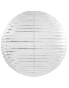 Vit Papperslykta 20 cm
