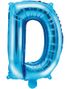 Blå Bokstavballonger A-Z - 35 cm